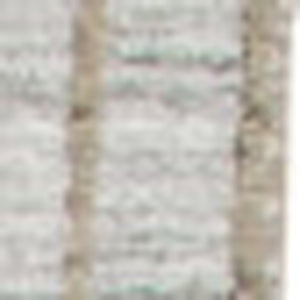 HomeRoots 4' Hand Woven Ivory Geometric Area Rug - Artisan Crafted Wool Blend for Modern Home Decor Accent Gray 565782