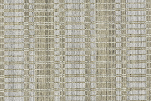 HomeRoots 4' Hand Woven Ivory Geometric Area Rug - Artisan Crafted Wool Blend for Modern Home Decor Accent Gray 565782