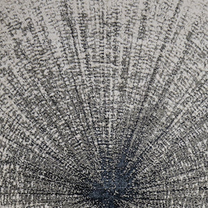 HomeRoots 4' Gray and Ivory Abstract Area Rug – Modern Power Loomed Design for Stylish, Durable Home Decor 4' X 6' 565824