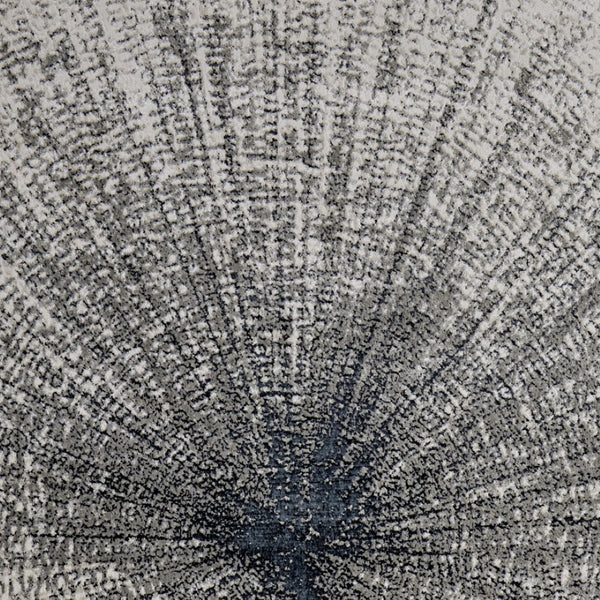 HomeRoots 4' Gray and Ivory Abstract Area Rug – Modern Power Loomed Design for Stylish, Durable Home Decor 10' X 13' 565829