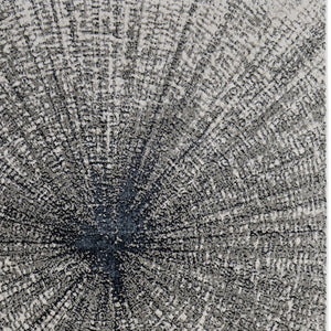 HomeRoots 4' Gray and Ivory Abstract Area Rug – Modern Power Loomed Design for Stylish, Durable Home Decor 12' X 18' 565831