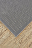 Homeroots 8' X 11' Taupe And Gray Power Loom Area Rug Blue Polypropylene 565834