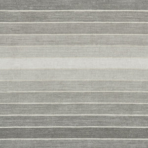 Homeroots 5' X 8' Gray Wool Striped Hand Woven Area Rug Gray Wool 565843