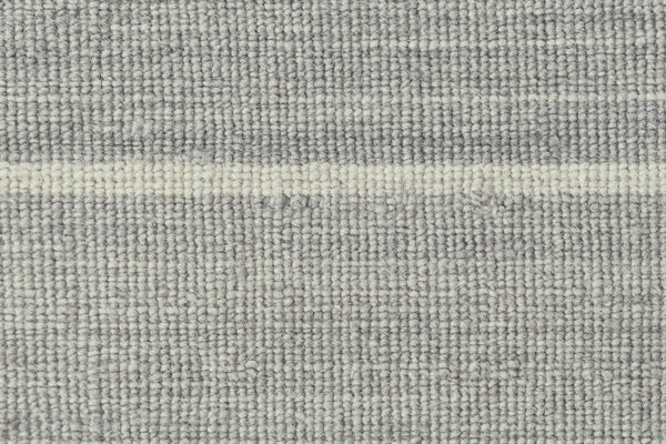 Homeroots 5' X 8' Gray Wool Striped Hand Woven Area Rug Gray Wool 565843