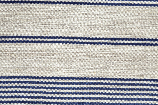 HomeRoots 10' Hand Woven Yellow and Ivory Striped Area Rug - Artisanal Charm for Modern Living Spaces 10' X 14' 565847