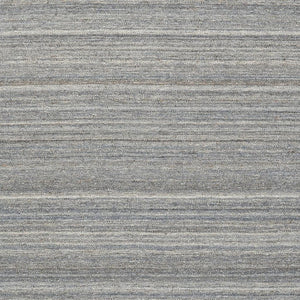 HomeRoots 5' X 8' Gray Wool Striped Area Rug - Hand-Woven, Stain-Resistant, Timeless Design for Any Space 565852