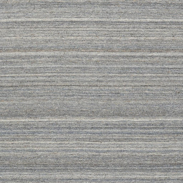 HomeRoots 5' X 8' Gray Wool Striped Area Rug - Hand-Woven, Stain-Resistant, Timeless Design for Any Space 565852