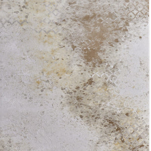 HomeRoots 5' Versatile Tan and Ivory Abstract Area Rug – Low-Maintenance, Durable, and Stylish for Any Room 8' X 11' 565866