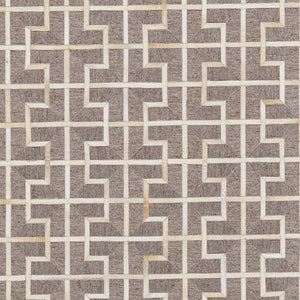 Homeroots 5' X 8' Tan And Ivory Geometric Hand Woven Area Rug Brown Viscose 565879
