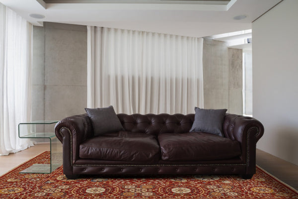 Homeroots 2' X 3' Brown And Gold Wool Geometric Hand Knotted Area Rug - Unique, Stain Resistant, Soft Texture Gray Wool 565881