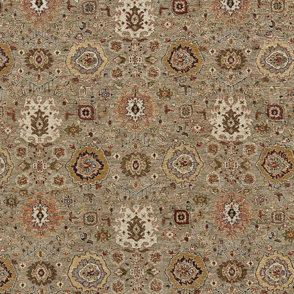 Homeroots 2' X 3' Exquisite Red Taupe & Gold Hand-knotted Wool Oriental Area Rug - Stain Resistant, Unique Design Taupe Wool 565886