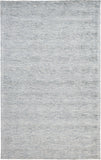 Homeroots 5' X 8' Blue Abstract Hand Woven Area Rug Blue Viscose 565891