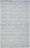 Homeroots 5' X 8' Blue Abstract Hand Woven Area Rug Blue Viscose 565891