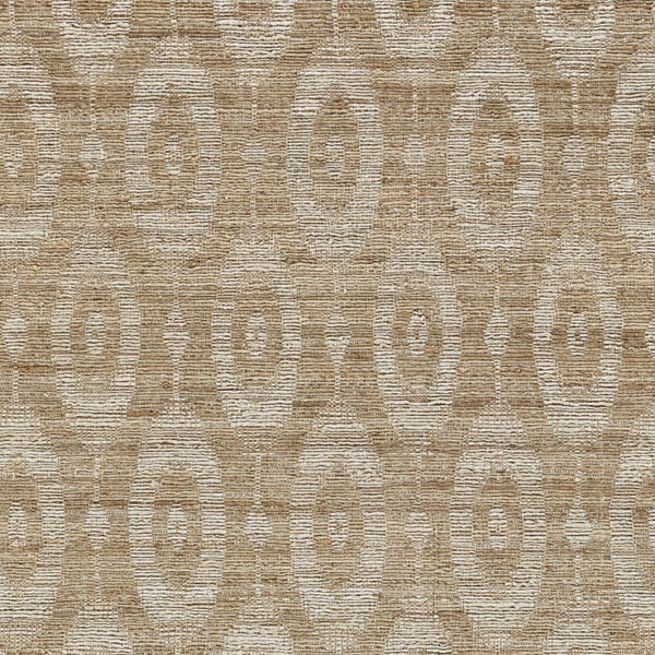 Homeroots 5' X 8' Tan And Ivory Geometric Hand Woven Area Rug Gray Jute 565902