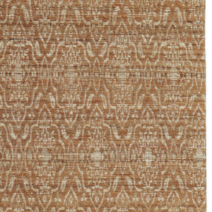 Homeroots 5' X 8' Orange And Tan Geometric Hand Woven Area Rug Orange Jute 565905