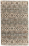 Homeroots 5' X 8' Tan And Gray Geometric Hand Woven Area Rug Gray Jute 565907