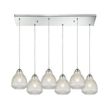 Victoriana 32'' Wide 6-Light Rectangular Pendant