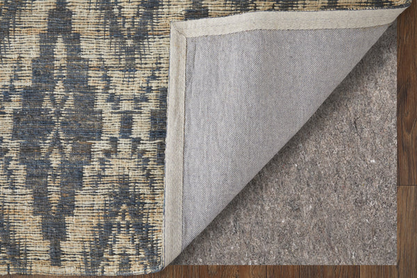Homeroots 8' X 11' Tan And Gray Geometric Hand Woven Area Rug Gray Jute 565912