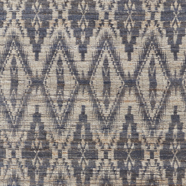 Homeroots 8' X 11' Tan And Gray Geometric Hand Woven Area Rug Gray Jute 565912