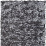 Homeroots 5' X 8' Gray Shag Hand Tufted Area Rug Gray Polyester 565913