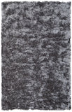 Homeroots 5' X 8' Gray Shag Hand Tufted Area Rug Gray Polyester 565913