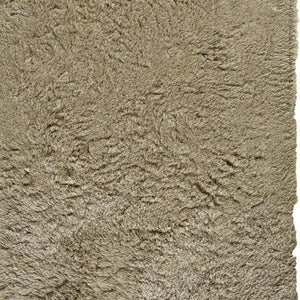 HomeRoots 5' Tan Shag Hand-Tufted Area Rug - Luxurious Soft Texture for Modern & Traditional Home Decor 5' X 8' 565916