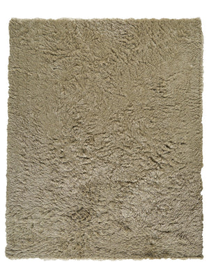 HomeRoots 5' Tan Shag Hand-Tufted Area Rug - Luxurious Soft Texture for Modern & Traditional Home Decor 5' X 8' 565916