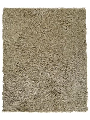 HomeRoots 5' Tan Shag Hand-Tufted Area Rug - Luxurious Soft Texture for Modern & Traditional Home Decor 7' X 10' 565917