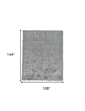 HomeRoots 5' Tan Shag Hand-Tufted Area Rug - Luxurious Soft Texture for Modern & Traditional Home Decor 9' X 12' 565920