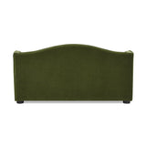 English Elm Robin 35" Tufted Wingback Pet Sofa Bed, Medium, Olive Green Performance Velvet