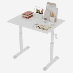 English Elm Adjustable Study Desk – Ergonomic Height-Adjustable Workstation For Kids & Adults, Compact Design W1935P338346