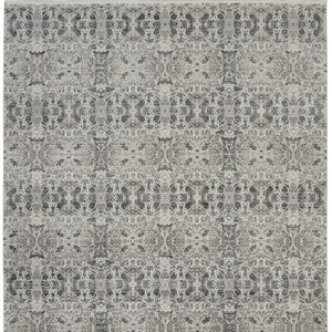 Homeroots 5' X 8' Ivory Taupe And Gray Oriental Power Loom Area Rug With Fringe Gray Viscose 566075