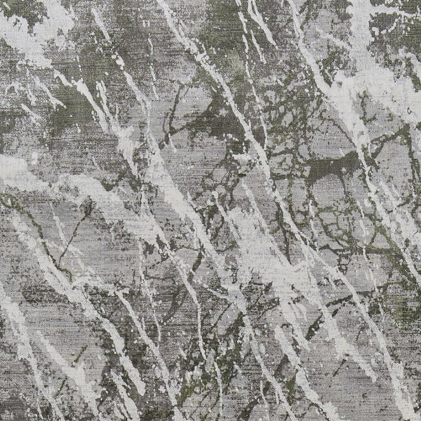 HomeRoots 3' Modern Abstract Taupe and Gray Power Loom Area Rug with Stylish Fringe for Any Room Decor 12' X 15' 566108