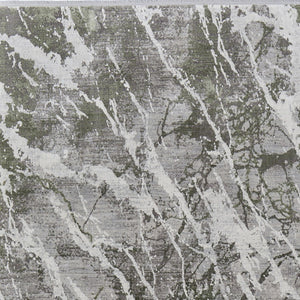 HomeRoots 3' Modern Abstract Taupe and Gray Power Loom Area Rug with Stylish Fringe for Any Room Decor 2' X 3' 566110