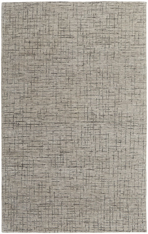 Homeroots 9' X 12' Ivory And Gray Wool Hand Tufted Distressed Area Rug Ivory Wool 566124