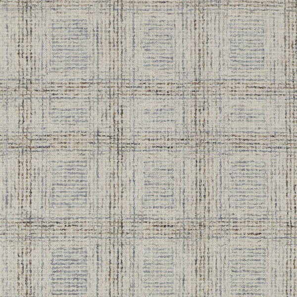 HomeRoots 10' Wool Area Rug with Ivory and Gray Geometric Pattern - Durable Hand-Tufted Design for Any Room 12' X 15' 566131