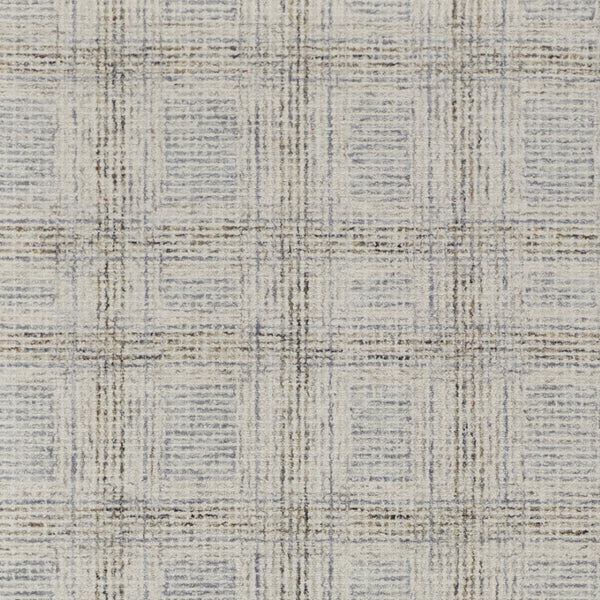 HomeRoots 10' Wool Area Rug with Ivory and Gray Geometric Pattern - Durable Hand-Tufted Design for Any Room 12' X 15' 566131