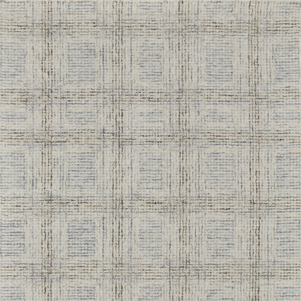 HomeRoots 10' Wool Area Rug with Ivory and Gray Geometric Pattern - Durable Hand-Tufted Design for Any Room 12' X 15' 566131