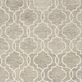 Homeroots 12' X 15' Brown And Ivory Wool Floral Hand Tufted Area Rug Gray Wool 566135