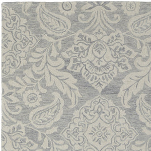 HomeRoots 10' Hand-Tufted Wool Oriental Area Rug in Blue and Ivory – Timeless Elegance for Your Home Decor 10' X 14' 566136