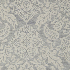 HomeRoots 10' Hand-Tufted Wool Oriental Area Rug in Blue and Ivory – Timeless Elegance for Your Home Decor 10' X 14' 566136