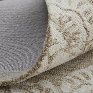 HomeRoots 10' Hand-Tufted Wool Oriental Area Rug in Blue and Ivory – Timeless Elegance for Your Home Decor 10' X 14' 566138