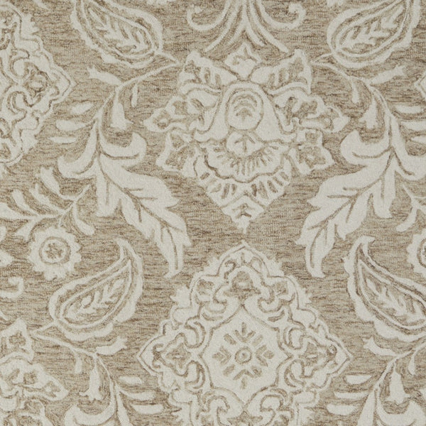 HomeRoots 10' Hand-Tufted Wool Oriental Area Rug in Blue and Ivory – Timeless Elegance for Your Home Decor 10' X 14' 566138