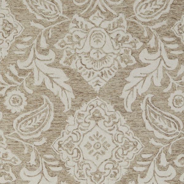 HomeRoots 10' Hand-Tufted Wool Oriental Area Rug in Blue and Ivory – Timeless Elegance for Your Home Decor 12' X 15' 566139