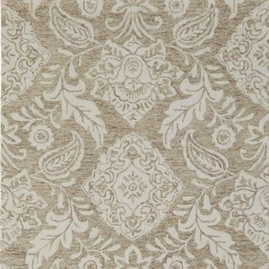 HomeRoots 10' Hand-Tufted Wool Oriental Area Rug in Blue and Ivory – Timeless Elegance for Your Home Decor 12' X 15' 566139