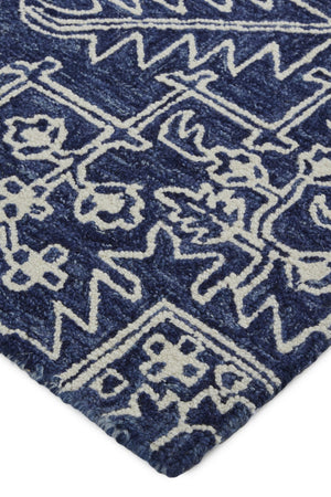 HomeRoots 10' Hand-Tufted Wool Oriental Area Rug in White and Gray - Elegant, Durable, and Stain-Resistant Design 10' X 14' 566150