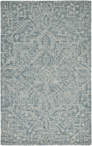 HomeRoots 10' Hand-Tufted Wool Oriental Area Rug in White and Gray - Elegant, Durable, and Stain-Resistant Design 10' X 14' 566152