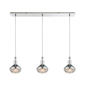 Ravette 36'' Wide 3-Light Linear Pendant - Polished Chrome 56623/3LP Elk Lighting