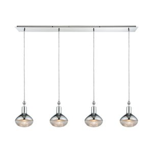 Ravette 46'' Wide 4-Light Linear Pendant - Polished Chrome 56623/4LP Elk Lighting