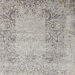 HomeRoots 4' Elegant Tan and Gray Oriental Distressed Area Rug - Timeless Charm for Any Home Decor Style 10' Runner 566345